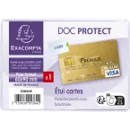 Etui de protection pour carte bancaire PVC lisse 20/100e/ Pce