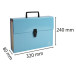 File Expand Case Multi Fle 18P Aquarel C/ Pc.