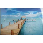 Onderlegger PVC 37,5x57,5cm Zee-/ St.