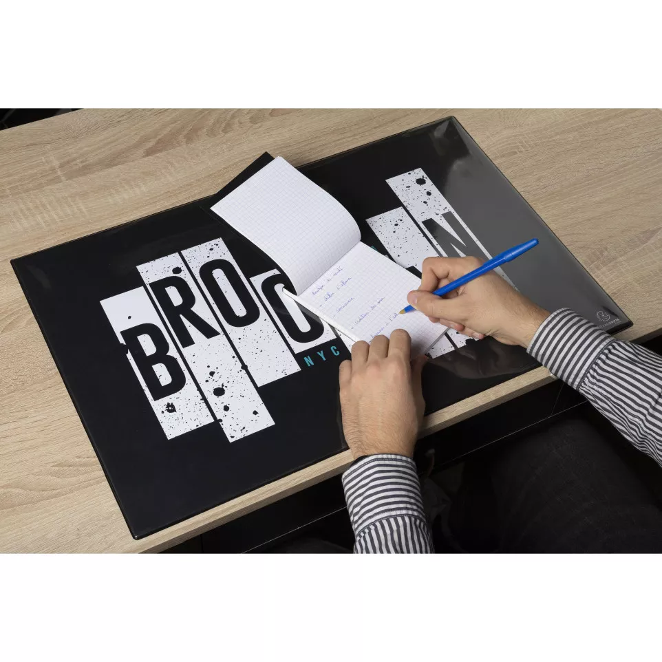 Sous-main rigide PVC 37,5x57,5cm...