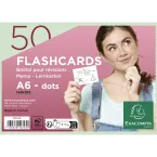 50 Flashcards Memo A6 punten groen-/ St.