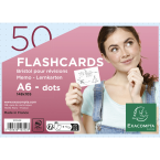Pack 50 Flashcards A6 dots...