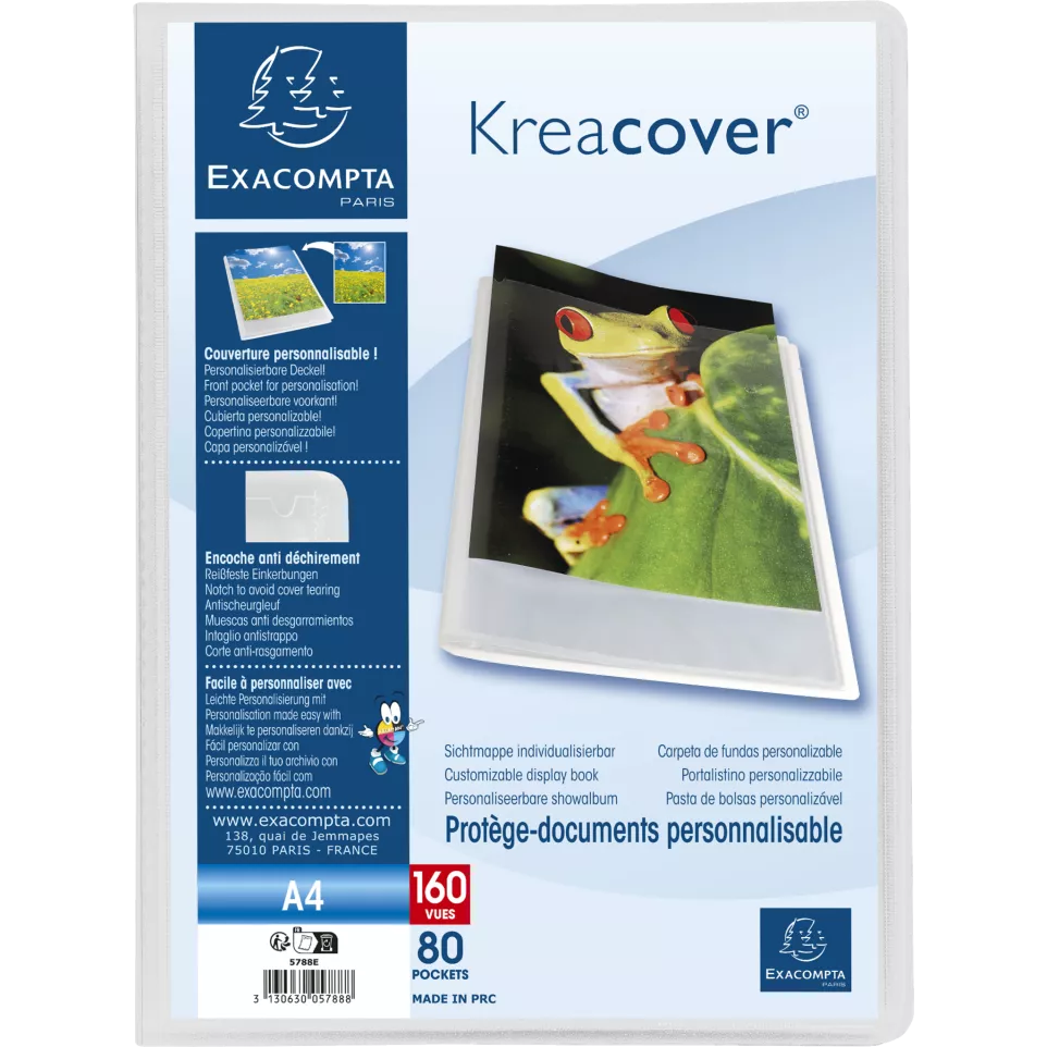 Display Book KreaCover PP A4 80Pkt...