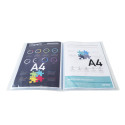 Showalbum Kreacover-PP 80 tas A4 transp./ St.