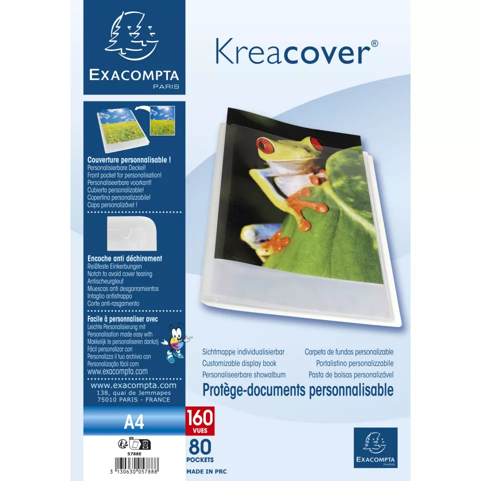 Display Book KreaCover PP A4 80Pkt...