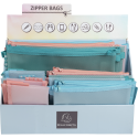 Display 36 zipped pockets ChromPastel/ Pc.