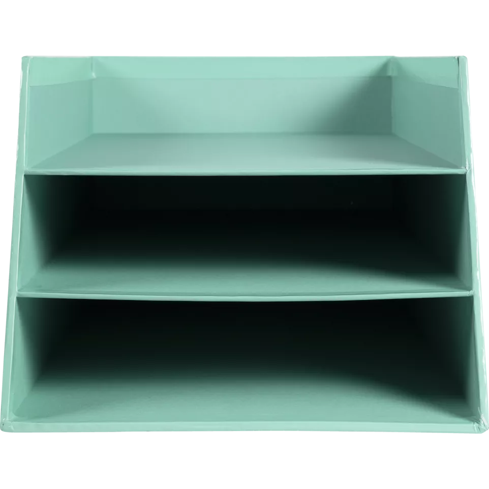 Letter tray w. 3 levels cardboard...
