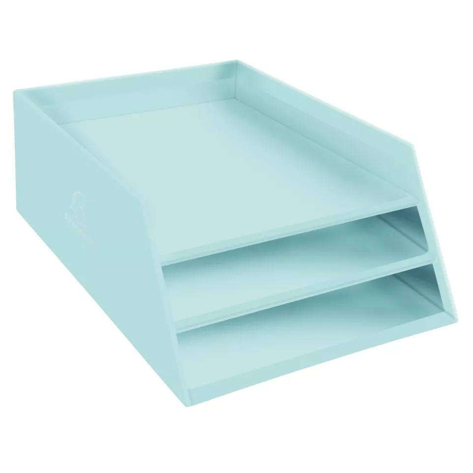 Letter tray w. 3 levels cardboard...