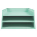 Letter tray w. 3 levels cardboard coral/ Pc.