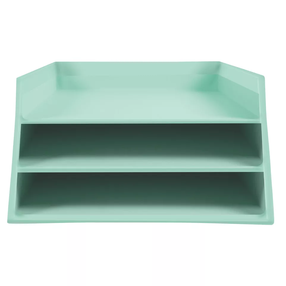 Letter tray w. 3 levels cardboard...