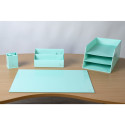 Letter tray w. 3 levels cardboard coral/ Pc.