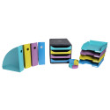 Brievenbak COMBO MIDI azuur blauw-/ St.