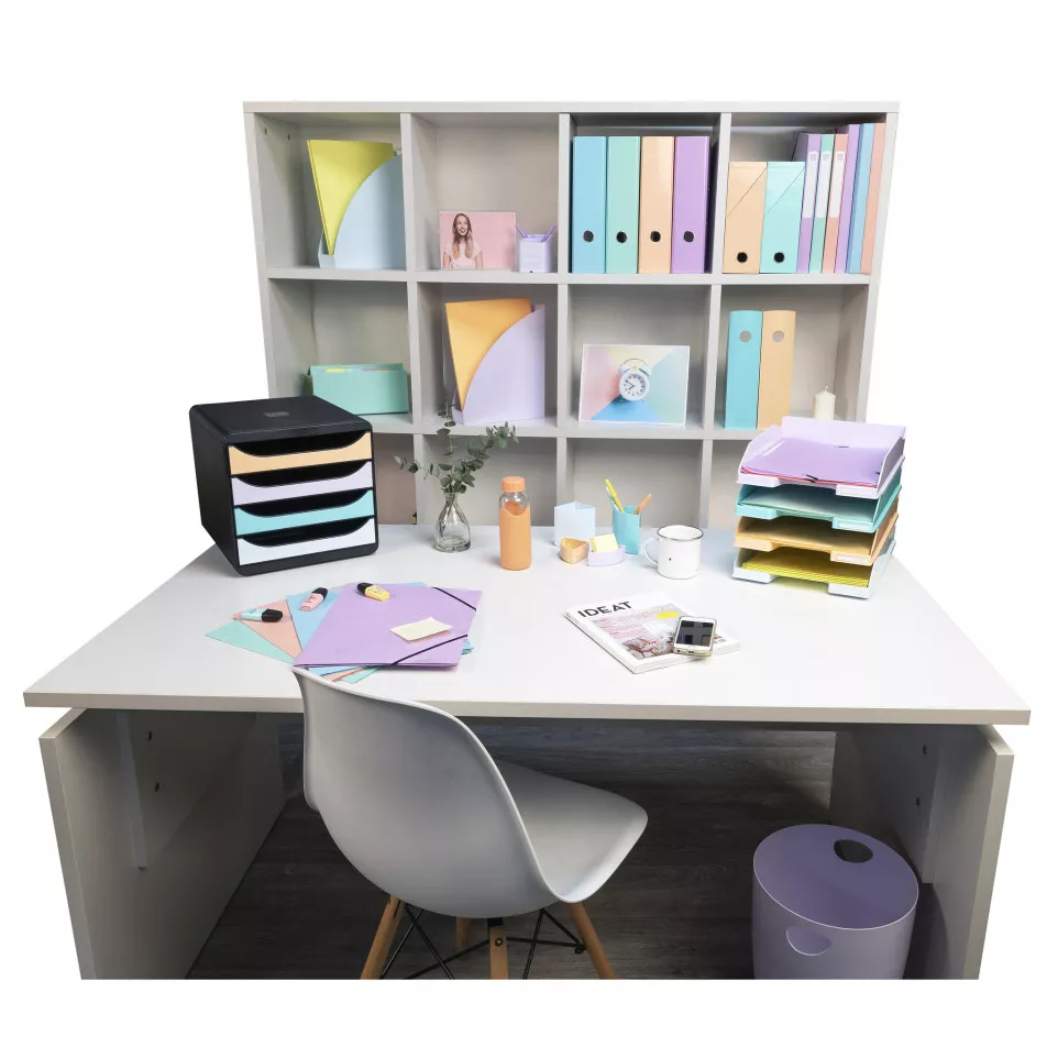 ECOBIN Waste paper bin pastel...