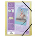 Trieur à 3 rabats 8 compartiments polypropylène Kreacover Pastel - A4/ Pce