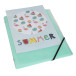 Kreacover Milti Part File 8 Compart, Pastel Assorted/ Pc.