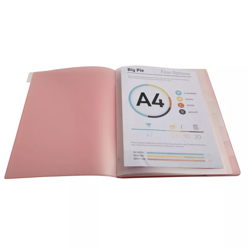 Sorteermap 8 ind KRE-ACVER PASTEL...
