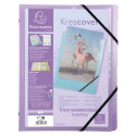 Kreacover Milti Part File 8 Compart, Pastel Assorted/ Pc.