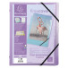 Trieur à 3 rabats 8 compartiments polypropylène Kreacover Pastel - A4/ Pce