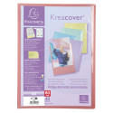 Protège-documents en polypropylène Kreacover Pastel 80 vues - A4/ Pce