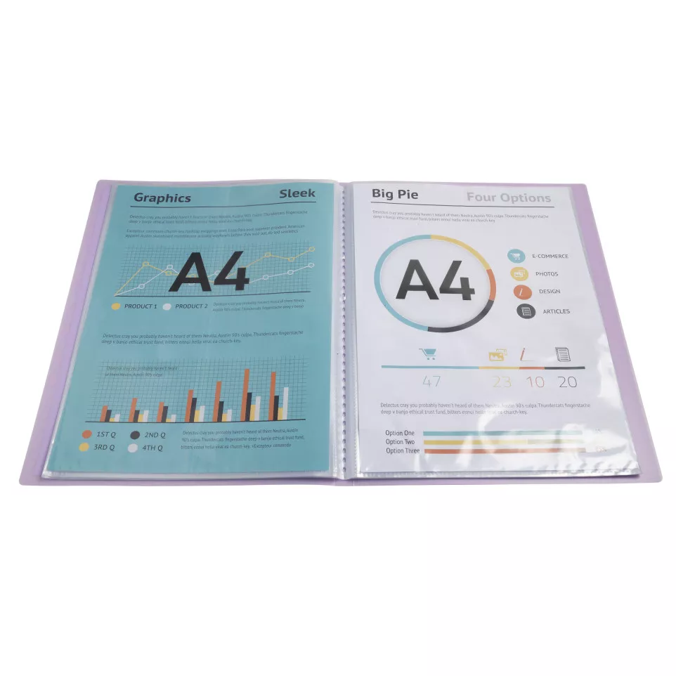 Display bk 40 pockets KREACOV PASTEL...