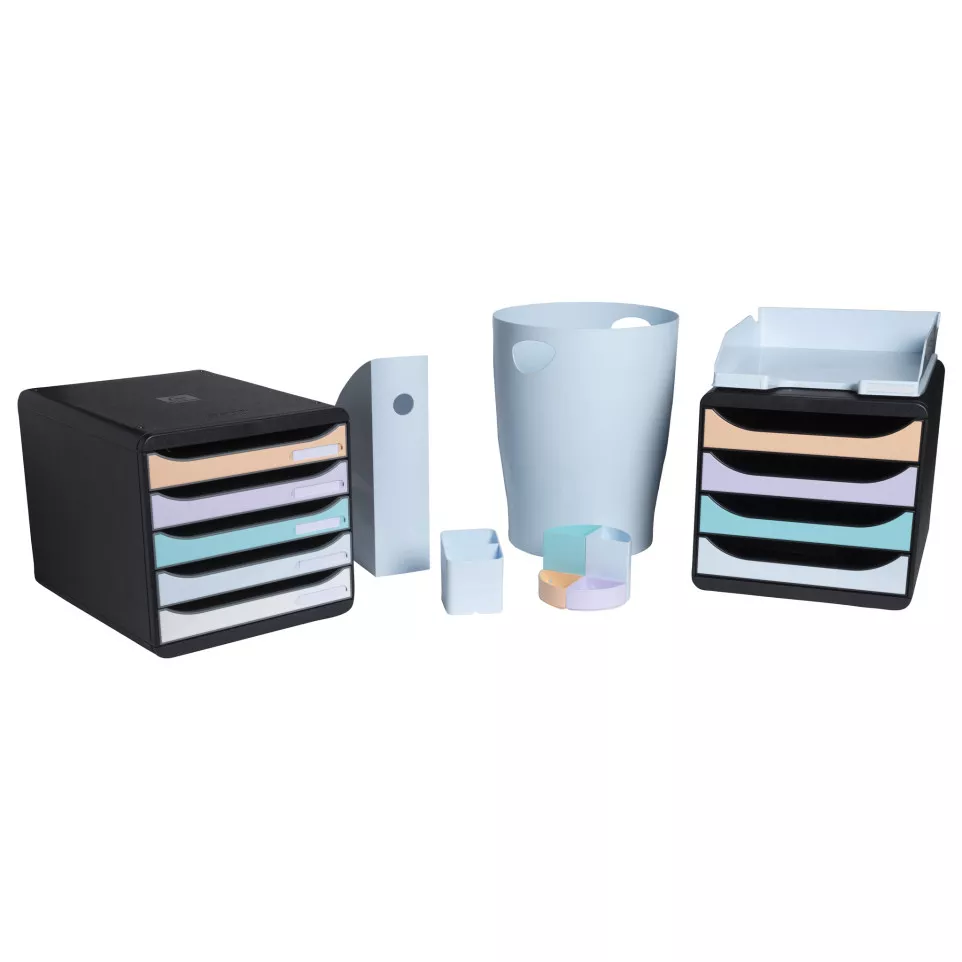 ECOBIN Waste paper bin pastel...