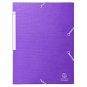 TEKSTO Elasticated 3 Flap Folder Cardbrd A4, Assorted/ Pc.