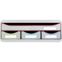 Module de classement Toolbox 4 tiroirs Black Office/ Pce