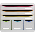Module de classement Storebox 6 tiroirs Black Office/ Pce