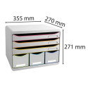 Module de classement Storebox 6 tiroirs Black Office/ Pce