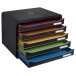 Module de classement Big Box Plus horizon 5 tiroirs Glossy/ Pce
