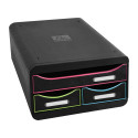 Module de classement Small-Box 3 tiroirs Black Office/ Pce