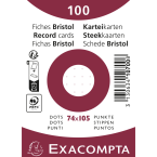 Paquet 100 fiches sous film...