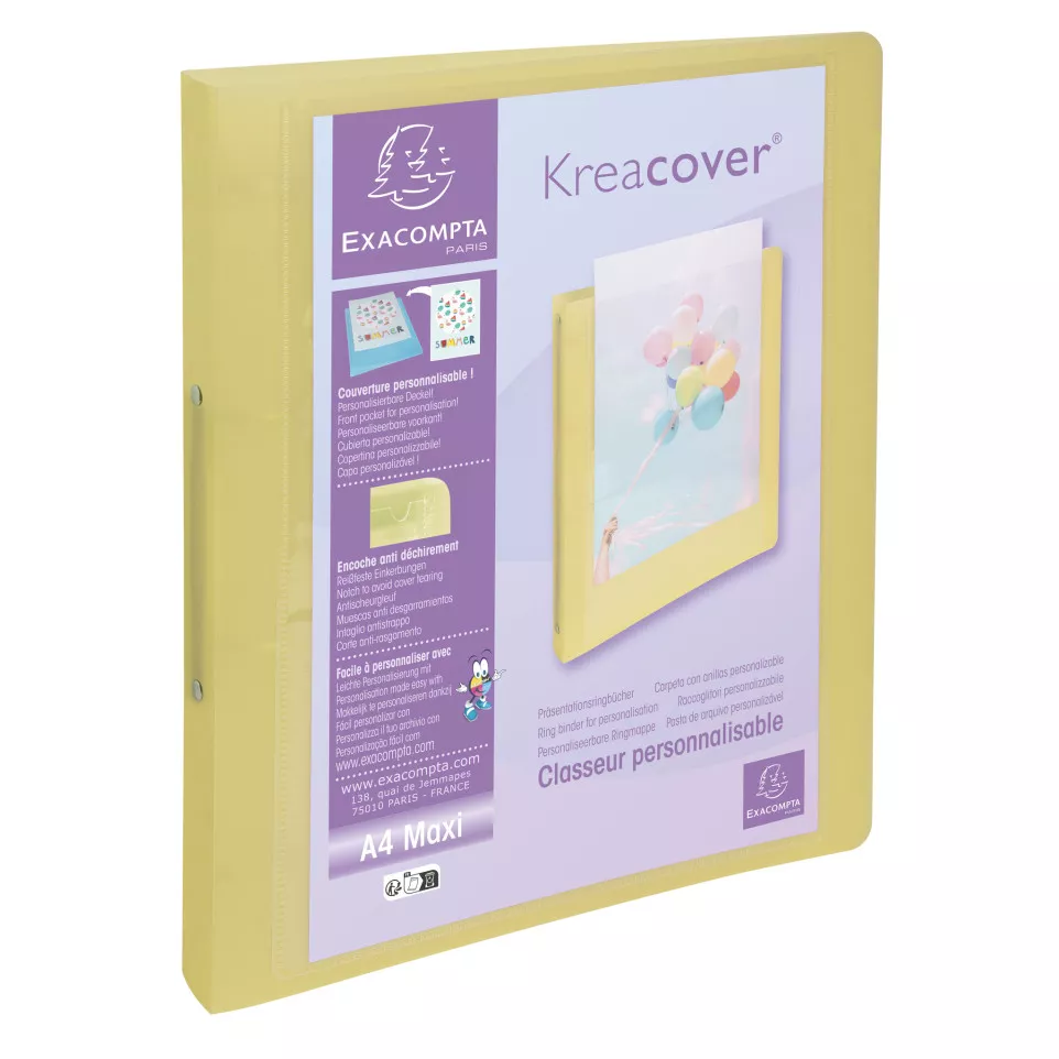 Kreacover Ringbinder PP 2Ring 30mm,...