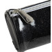 Trousse ronde PU Glitter - 22,5x7,5cm/ Pce