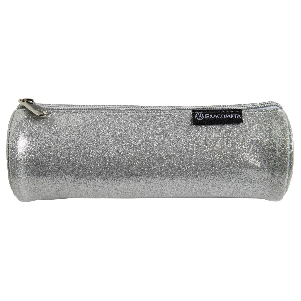 Pencil case round PU Glitter 4 col...