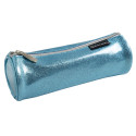Trousse ronde PU Glitter - 22,5x7,5cm/ Pce