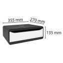 TOOLBOX MAXI 1 lade-Office zwart/wit/ St.
