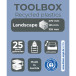 TOOLBOX MAXI 1 lade-Office zwart/wit/ St.