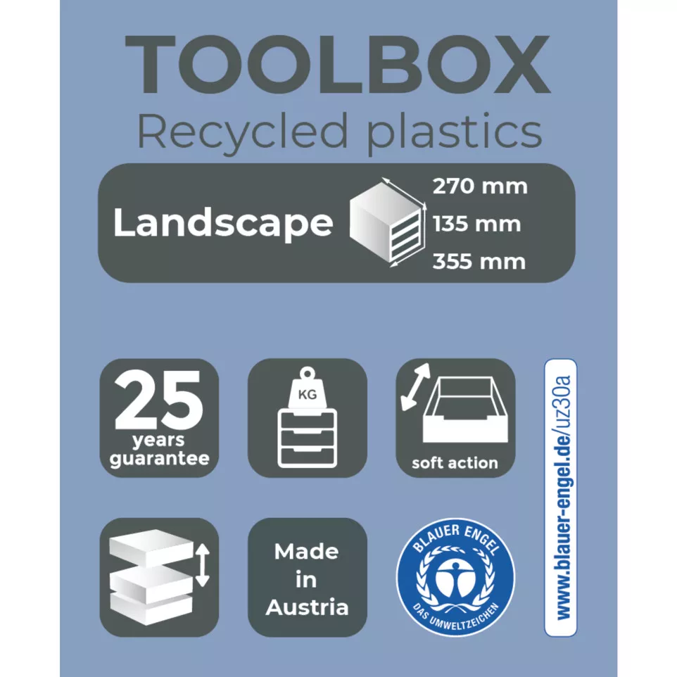 Exacompta TOOLBOX MAXI ECOBlack...