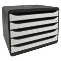 Module de classement Big Box Plus horizon 5 tiroirs Glossy/ Pce