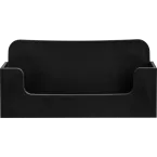 Business cards holder with 1pocket black/ Pc.