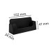 Business cards holder with 1pocket black/ Pc.
