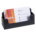 Business cards holder with 1pocket black/ Pc.