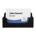 Business cards holder with 1pocket black/ Pc.