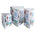 Triangle Stand up sign holder DL portrai/ Pc.