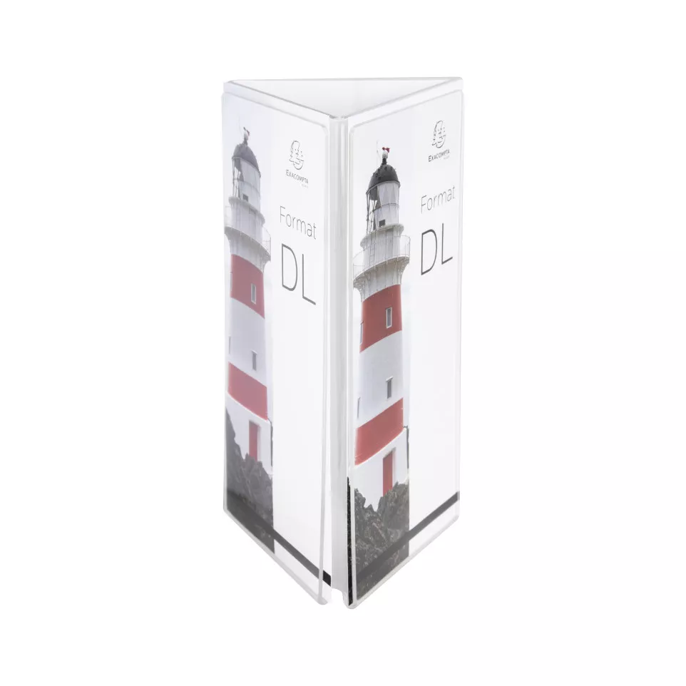 Porte-visuel tryptique DL/ Pce