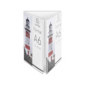 Porte-visuel tryptique A6/ Pce