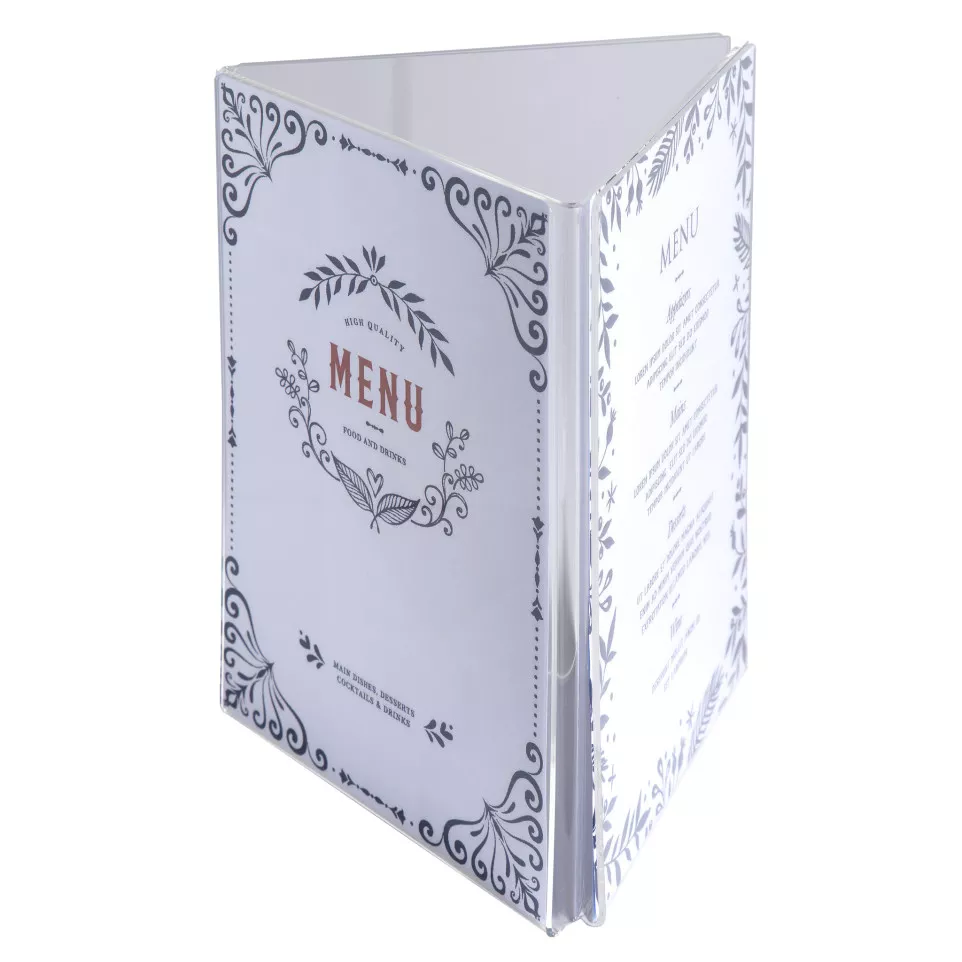 Porte-visuel tryptique A5/ Pce