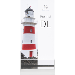 Porte-carte clip L100mm/ Pce