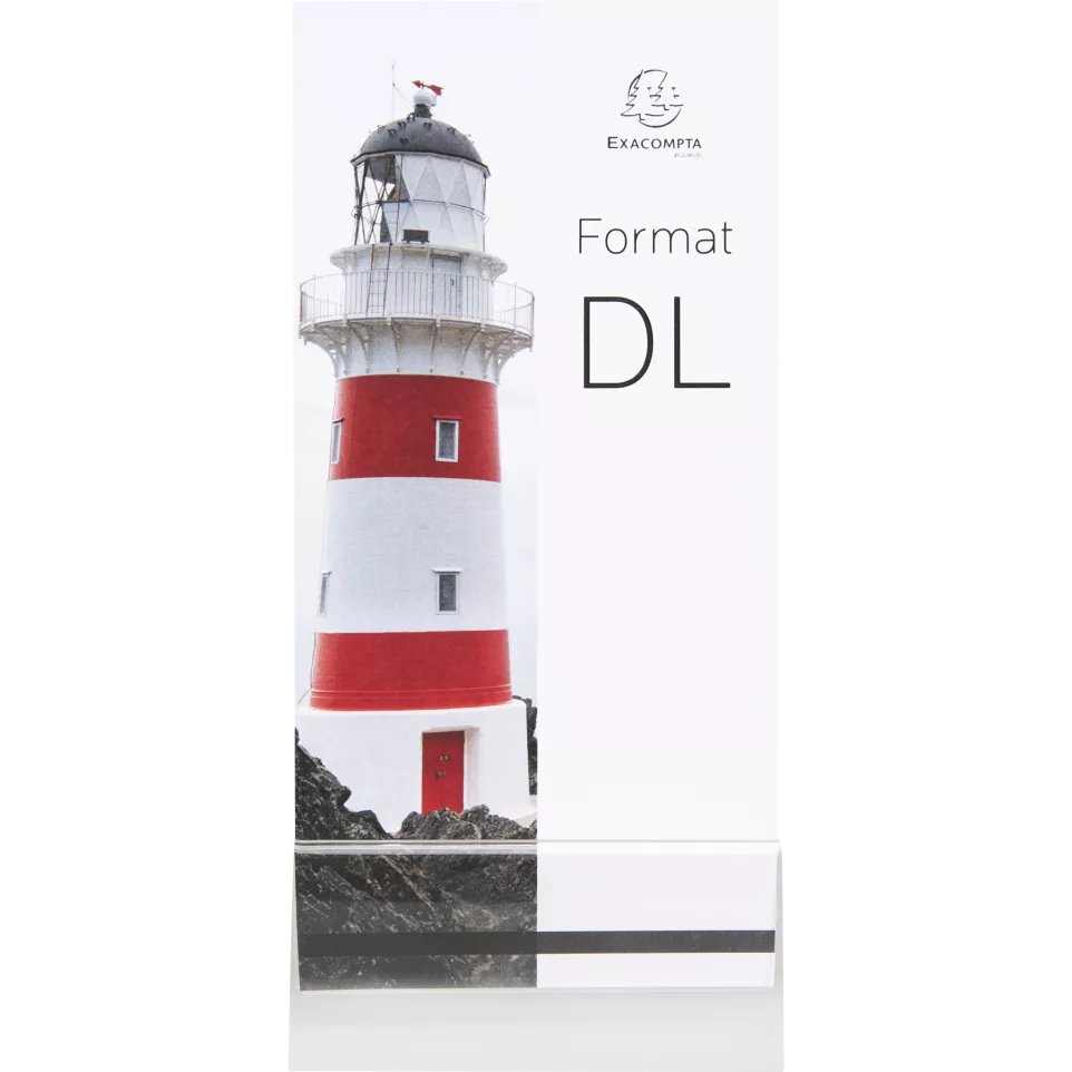 Porte-carte clip L100mm/ Pce